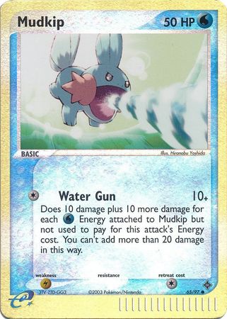 Mudkip 65/97 - Reverse Holo-Kantocards