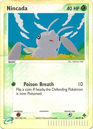 Nincada 66/97 - Reverse Holo-Kantocards