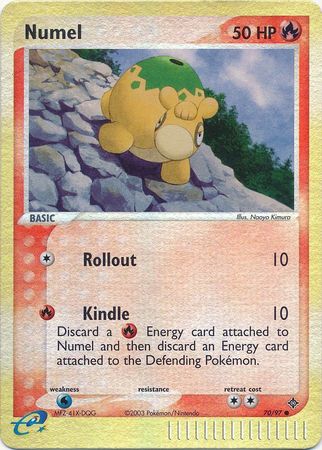 Numel 70/97 - Reverse Holo-Kantocards