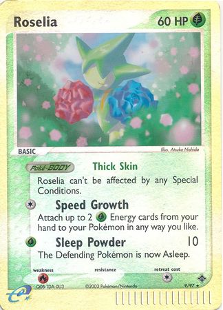 Roselia 9/97 - Reverse Holo-Kantocards