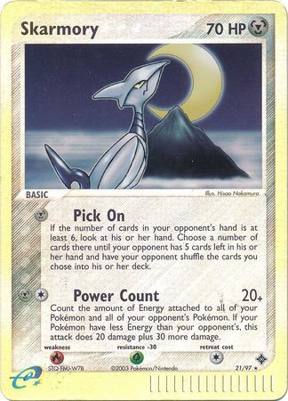 Skarmory 21/97 - Reverse Holo-Kantocards