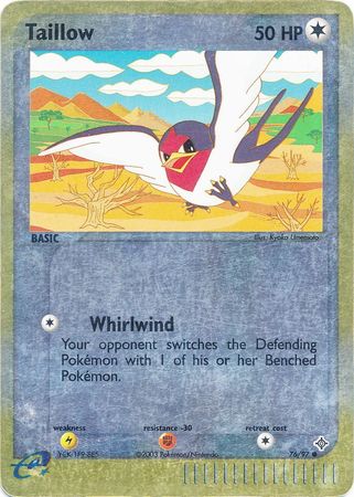 Taillow 76/97 - Reverse Holo-Kantocards