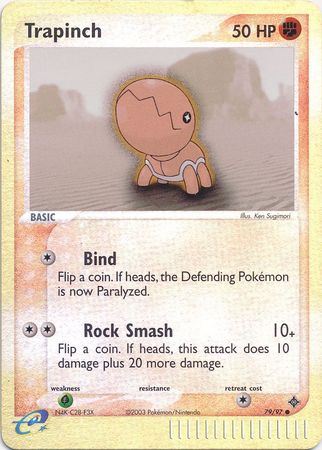 Trapinch 79/97 - Reverse Holo-Kantocards