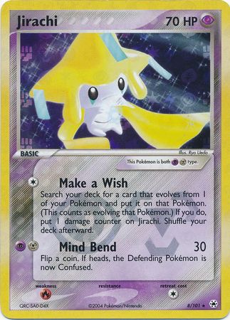 Jirachi 8/101 - Reverse Holo-Kantocards