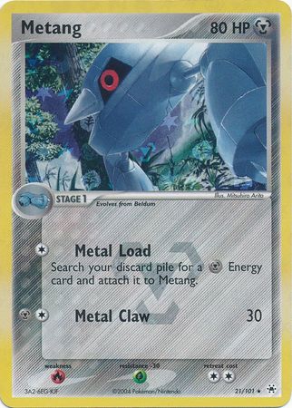 Metang 21/101 - Reverse Holo-Kantocards