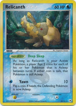 Relicanth 24/101 - Reverse Holo-Kantocards