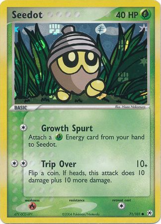 Seedot 71/101 - Reverse Holo-Kantocards