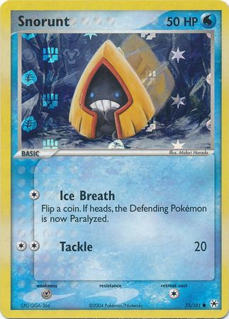 Snorunt 73/101 - Reverse Holo-Kantocards