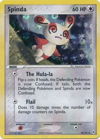 Spinda 48/101 - Reverse Holo-Kantocards