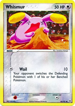 Whismur 82/101 - Reverse Holo-Kantocards