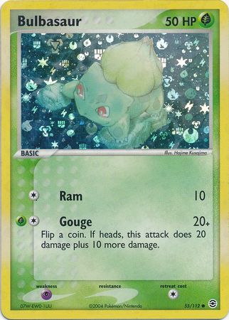 Bulbasaur 55/112 - Reverse Holo-Kantocards