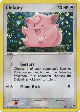 Clefairy 59/112 - Reverse Holo-Kantocards