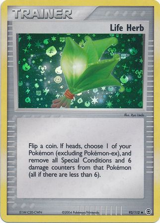 Life Herb 93/112 - Reverse Holo-Kantocards