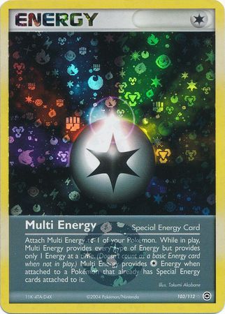 Multi Energy 103/112 - Reverse Holo-Kantocards