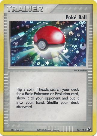 Poké Ball 95/112 - Reverse Holo-Kantocards