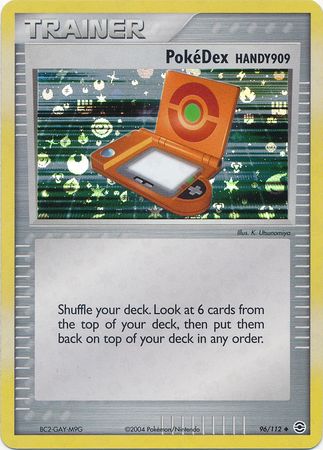 PokéDex HANDY909 96/112 - Reverse Holo-Kantocards