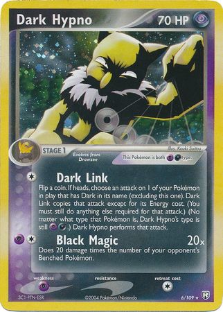 Dark Hypno 6/109 - Reverse Holo-Kantocards
