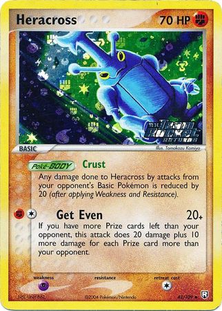 Heracross 43/109 - Reverse Holo-Kantocards