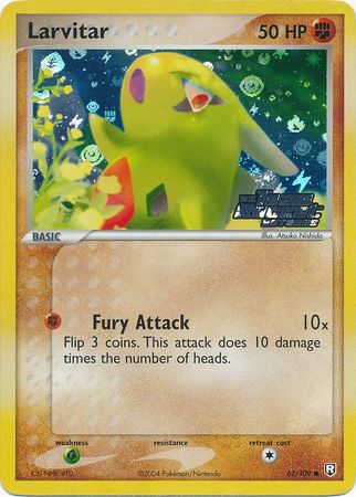 Larvitar 62/109 - Reverse Holo-Kantocards