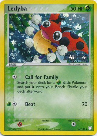 Ledyba 64/109 - Reverse Holo-Kantocards