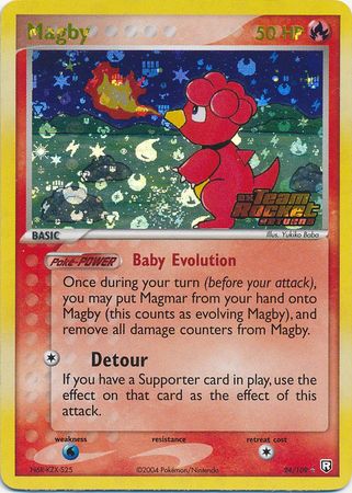 Magby 24/109 - Reverse Holo-Kantocards