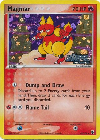 Magmar 44/109 - Reverse Holo-Kantocards