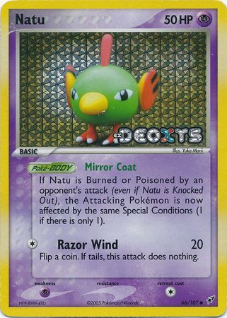 Natu 66/107 - Reverse Holo-Kantocards