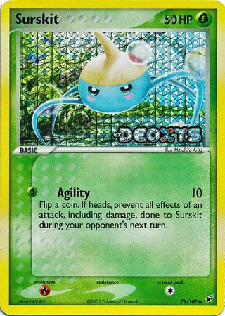 Surskit 78/107 - Reverse Holo-Kantocards