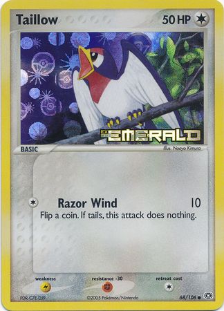 Taillow 68/106 - Reverse Holo-Kantocards