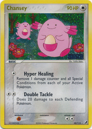 Chansey 20/115 - Reverse Holo-Kantocards