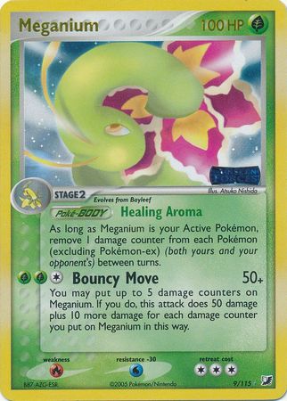 Meganium 9/115 - Reverse Holo-Kantocards