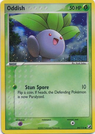 Oddish 64/115 - Reverse Holo-Kantocards