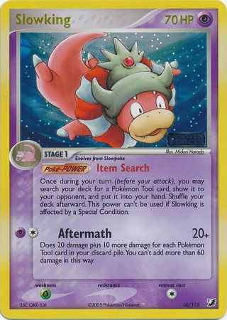 Slowking 14/115 - Reverse Holo-Kantocards