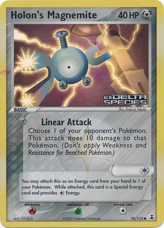 Holon's Magnemite 70/113 - Reverse Holo-Kantocards