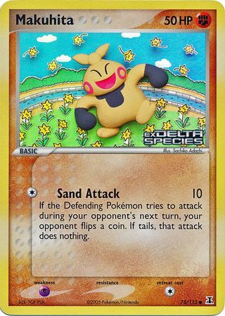 Makuhita 75/113 - Reverse Holo-Kantocards