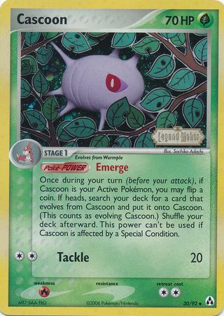 Cascoon 30/92 - Reverse Holo-Kantocards