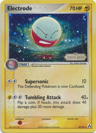 Electrode 32/92 - Reverse Holo-Kantocards