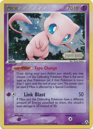 Mew 10/92 - Reverse Holo-Kantocards