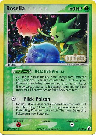 Roselia 42/92 - Reverse Holo-Kantocards