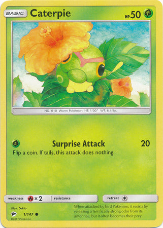 Caterpie 1/147-Kantocards