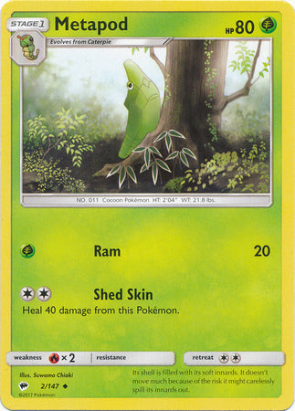 Metapod 2/147-Kantocards