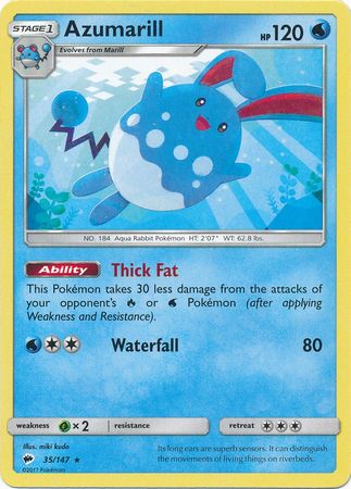 Azumarill 35/147-Kantocards