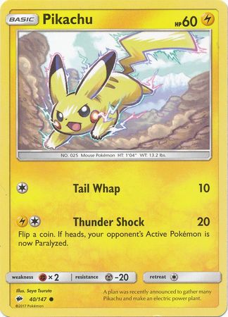Pikachu 40/147-Kantocards