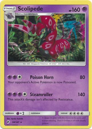 Scolipede 58/147-Kantocards