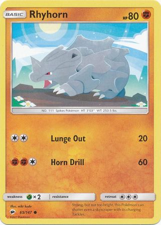 Rhyhorn 65/147-Kantocards