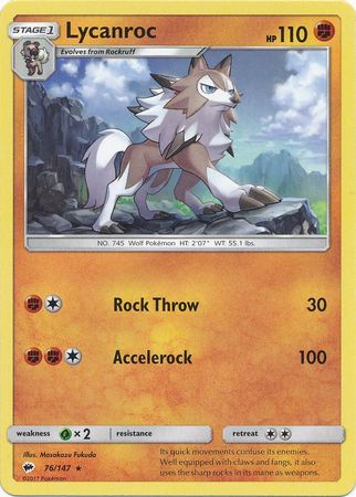 Lycanroc 76/147-Kantocards