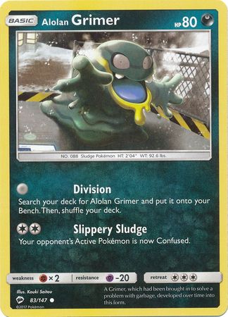 Alolan Grimer 83/147-Kantocards