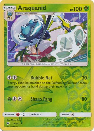 Araquanid 15/147 - Reverse Holo-Kantocards