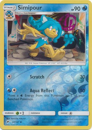 Simipour 37/147 - Reverse Holo-Kantocards