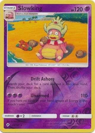 Slowking 48/147 - Reverse Holo-Kantocards